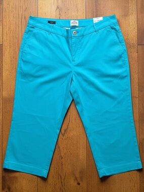 St. John's Bay Teal Performance Chino Pants